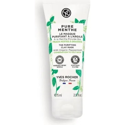 Yves Rocher Pure Menthe Purifying Clay Mask - Почистваща глинена маска 75мл