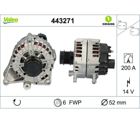 Alternátor VALEO 443271