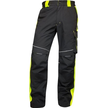 Ardon H6471 NEON WINTER HI VIS MONTÉRKOVÉ NOHAVICE DO PÁSA ČIERNO ŽLTÉ