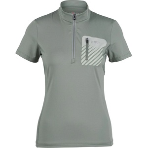 CMP Дамска фланелка с къс ръкав за колоездене CMP Women's Breast Pocket T-Shirt Free Bike Cycling jersey - Avocado - размер 44 (EU) (156-2464-0816)