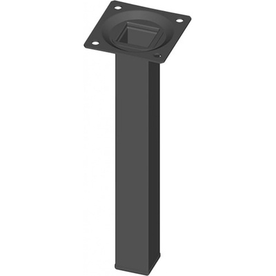 Walteco Nábytková noha hranatá 25x25x200 mm černá 50275