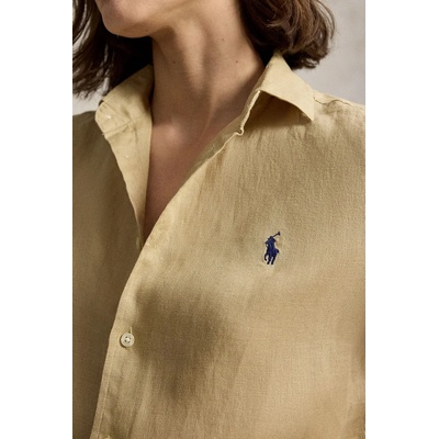 Ralph Lauren риза дамска от лен (211973366)