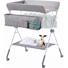 VEVOR Prebaľovací pult pre bábätká 84,8x74,5x(103-109)CM Prebaľovací pult na plienky