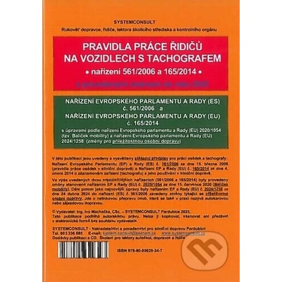 Pravidla práce řidičů na vozidlech s tachografem - Systemconsult