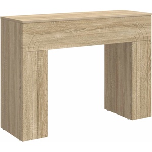 vidaXL Масичка за кафе Дъб сонома 102 x 35 x 75 см Инженерна дървесина (899929)