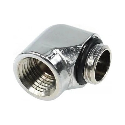 Alphacool Адаптер Alphacool HF, G1/4 външна резба - G1/4, вътрешна резба, Сребрист (64212)