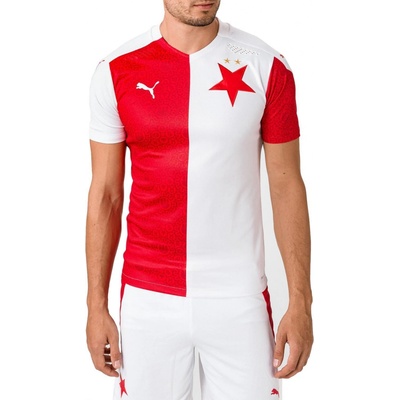 Puma dres SK Slavia Praha Replica 2020/21 domácí Bílá – Zbozi.Blesk.cz