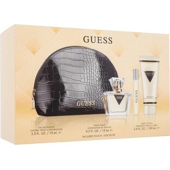 Guess Seductive Woman EDT 75 ml + telové mlieko 100 ml + EDT 15 ml + kozmetická taštička darčeková sada
