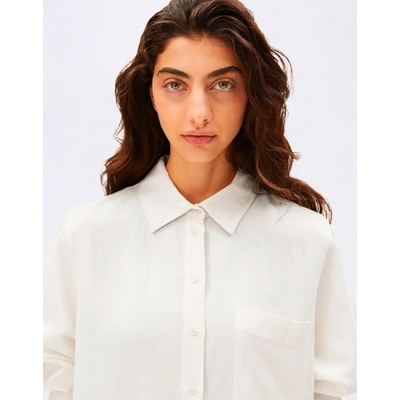 Armedangels Linen Blend Shirt Blouse 1609 oatmilk