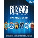 Blizzard Battle.net balance karta 50 €