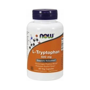 NOW Триптофан - Tryptophan 500 мг. - 60 капсули - NOW FOODS, NF0166