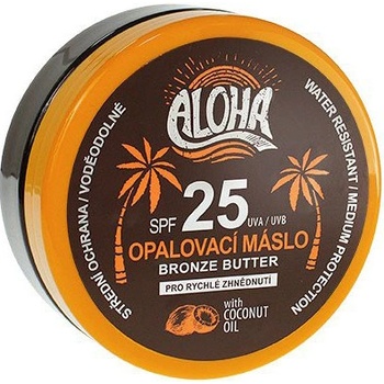 Vivaco Aloha opaľovacie maslo pre rýchle zhnednutie SPF25 200 ml