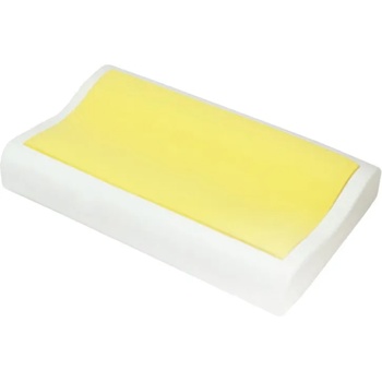 МollyFlex Възглавница Mollyflex Moontex Living Yellow Cervical, 100% мемори пяна, анатомична извивка
