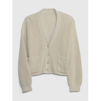 GAP Детска жилетка с копчета GAP GAP | Byal | Момичешки | 140-146