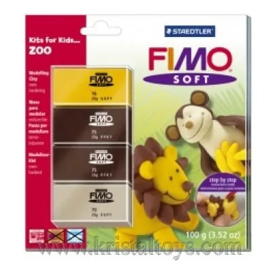 Комплект глина Fimo Soft Zoo 802439