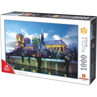 D-Toys - Puzzle Notre Dame, Paris, France - 1 000 piese
