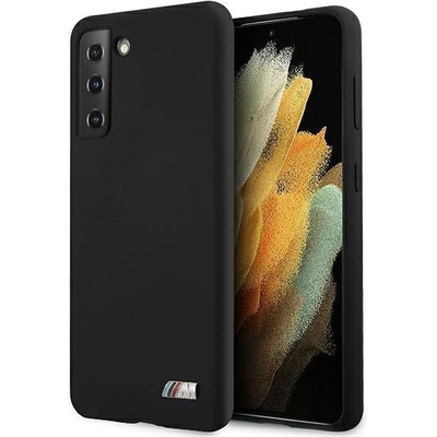 BMW Калъф за телефон Bmw BMHCS21SMSILBK Silicone M Collection за Samsung Galaxy S21, черен (3700740497593)