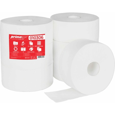 Primasoft JUMBO 230 bílý 2-vrstvý 6 ks