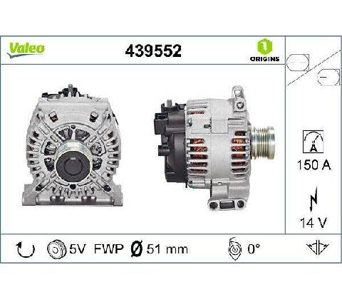 Generátor VALEO 439552