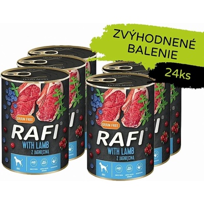 Rafi grain free jahňacie 24 x 400 g
