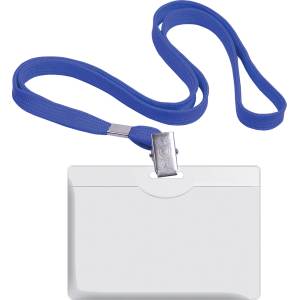 Forofis Бадж PVC хоризонтален + връзка син Forofis 91635
