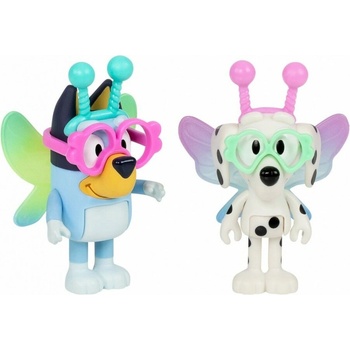 TM Toys Двойна фигурка Bluey - Bluey и извънземни Chloe (BLU17617)