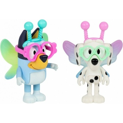TM Toys Двойна фигурка Bluey - Bluey и извънземни Chloe (BLU17617)