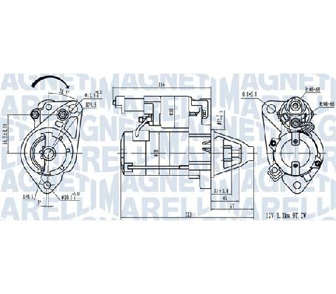 MAGNETI MARELLI Štartér 063721458010