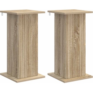 vidaXL Стойка за растения 2 бр. Дъб сонома 30, 5 x 30 x 60, 5 см (899785)