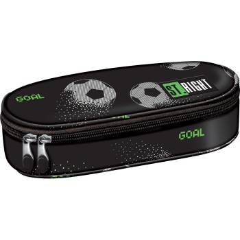 ST.RIGHT Овален ученически несесер St. Right Pixel Balls - С 1 цип (PC01)