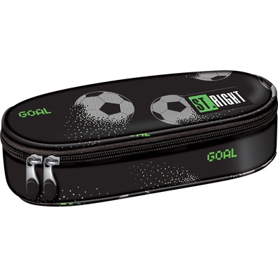 ST.RIGHT Овален ученически несесер St. Right Pixel Balls - С 1 цип (PC01)