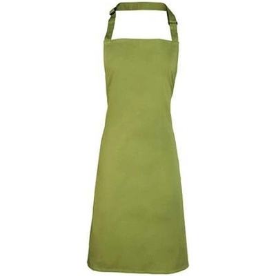 Premier Workwear Klasická zástěra za krk PR150 Oasis Green Pantone 371 72x86cm