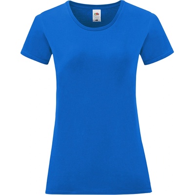 FRUIT OF THE LOOM FN63 Ladies Iconic Tee modrá
