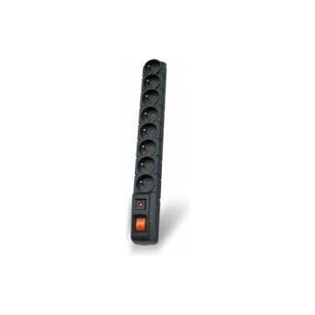 HSK Data Surge protection strip Acar S8 1.5m black automatic