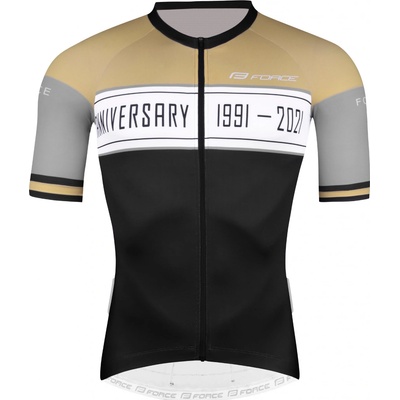 Force F Anniversary krátky rukáv černo-zlatý