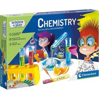 Clementoni Научен комплект Clementoni Science & Play - Химична лаборатория, 150 експеримента (61726)