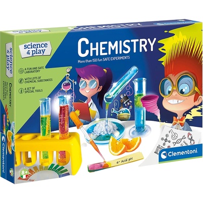 Clementoni Научен комплект Clementoni Science & Play - Химична лаборатория, 150 експеримента (61726)