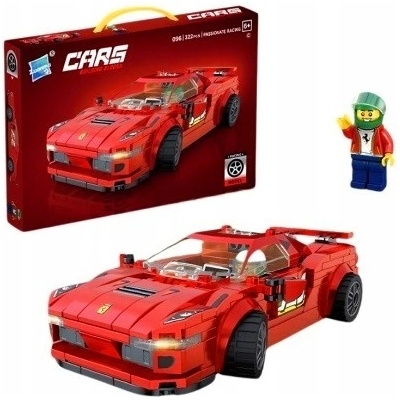 Zuanma SuperSporťák F8, stavebnice z kostek 322 ks