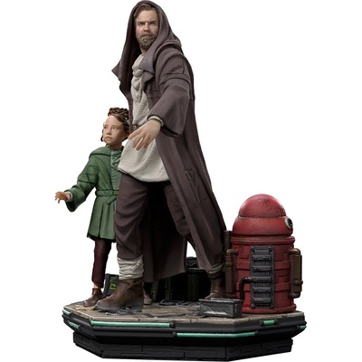 Iron Studios Star Wars - Obi-Wan & Young Leia 1/10