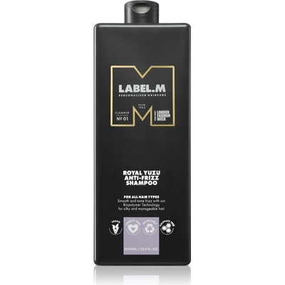 label.m Royal Yuzu vyhlazující šampon proti krepatění 1000 ml