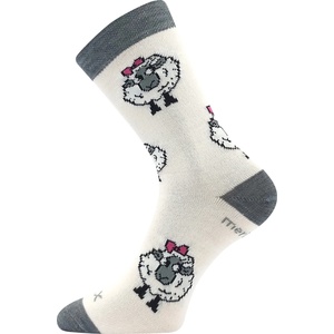 VoXX Детски чорапи Voxx merino бели (Vlněnka) VoXX | Byal Mnogotsveten | Момчешки | 20-24