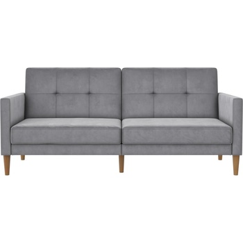 Støraa Светлосив кадифен сгъваем диван 207 cm Lilly - Støraa (1178880)