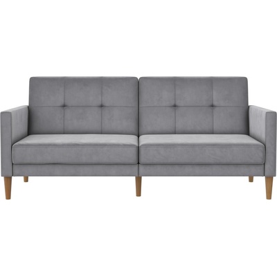 Støraa Светлосив кадифен сгъваем диван 207 cm Lilly - Støraa (1178880)