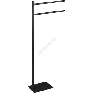 Gedy - Стойка за кърпи TRILLY 83, 5 cm матово черна (SH0909)
