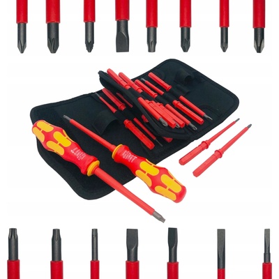 WERA Izolované skrutkovače 1kV VDE TORX sada 17ks