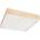 LAMKUR Плафон NATURAL SQUARE 4xE27/15W/230V 48x48 см бор/бял (LA49076)