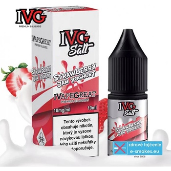 IVG Salt Strawberry Jam Yoghurt 10 ml 10 mg