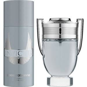Paco Rabanne Invictus Комплект - Тоалетна вода и Стик дезодорант, 100 + 75 ml - ozone Парфюми