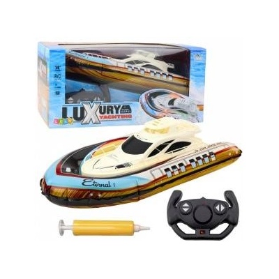 LeanToys Luxury Yacht Boat Inflatable Remote Controlled RC LED Lights