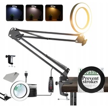 Izoxis 23893 Kozmetická lampa s lupou čierna